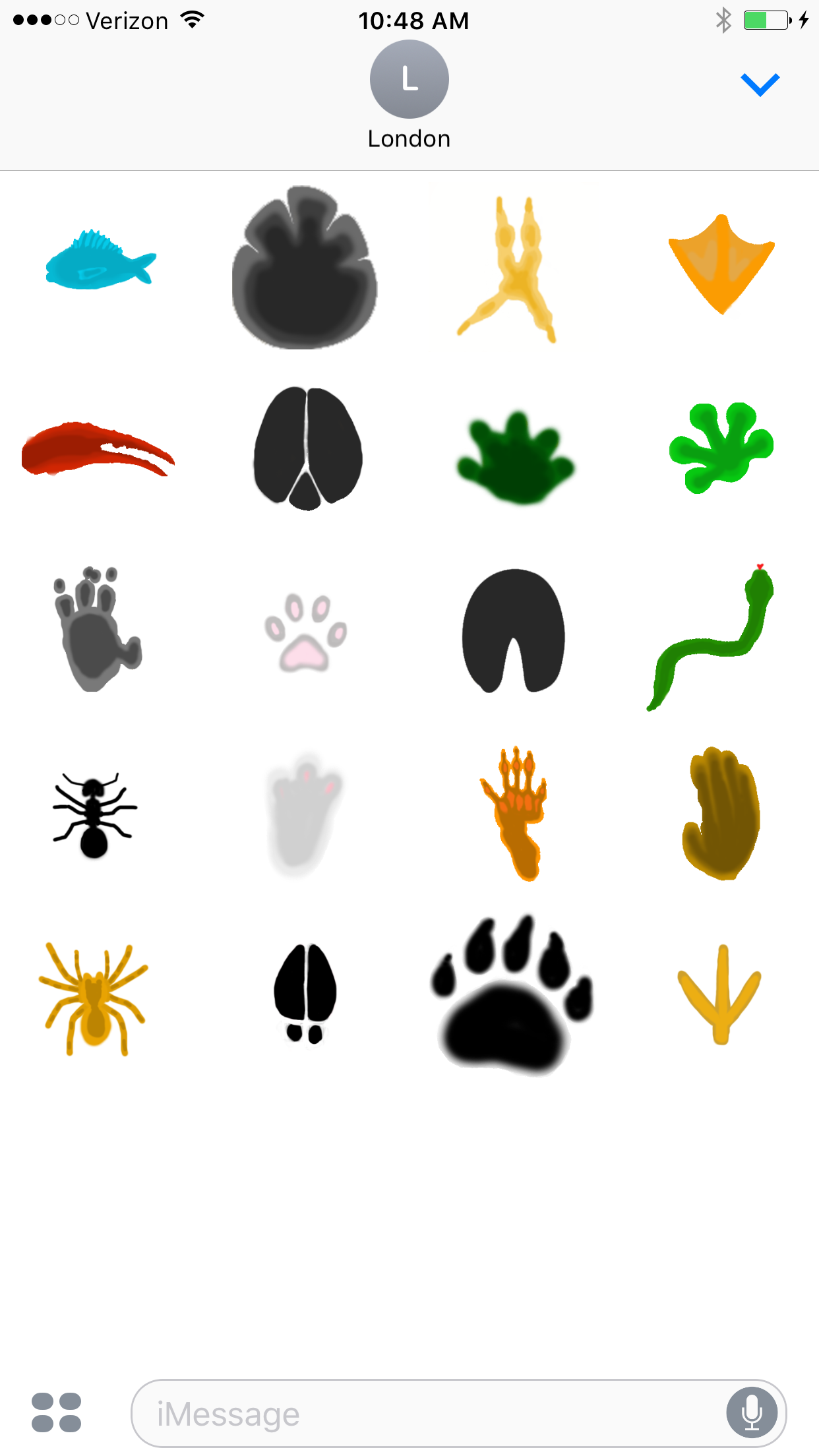 animal paw prints